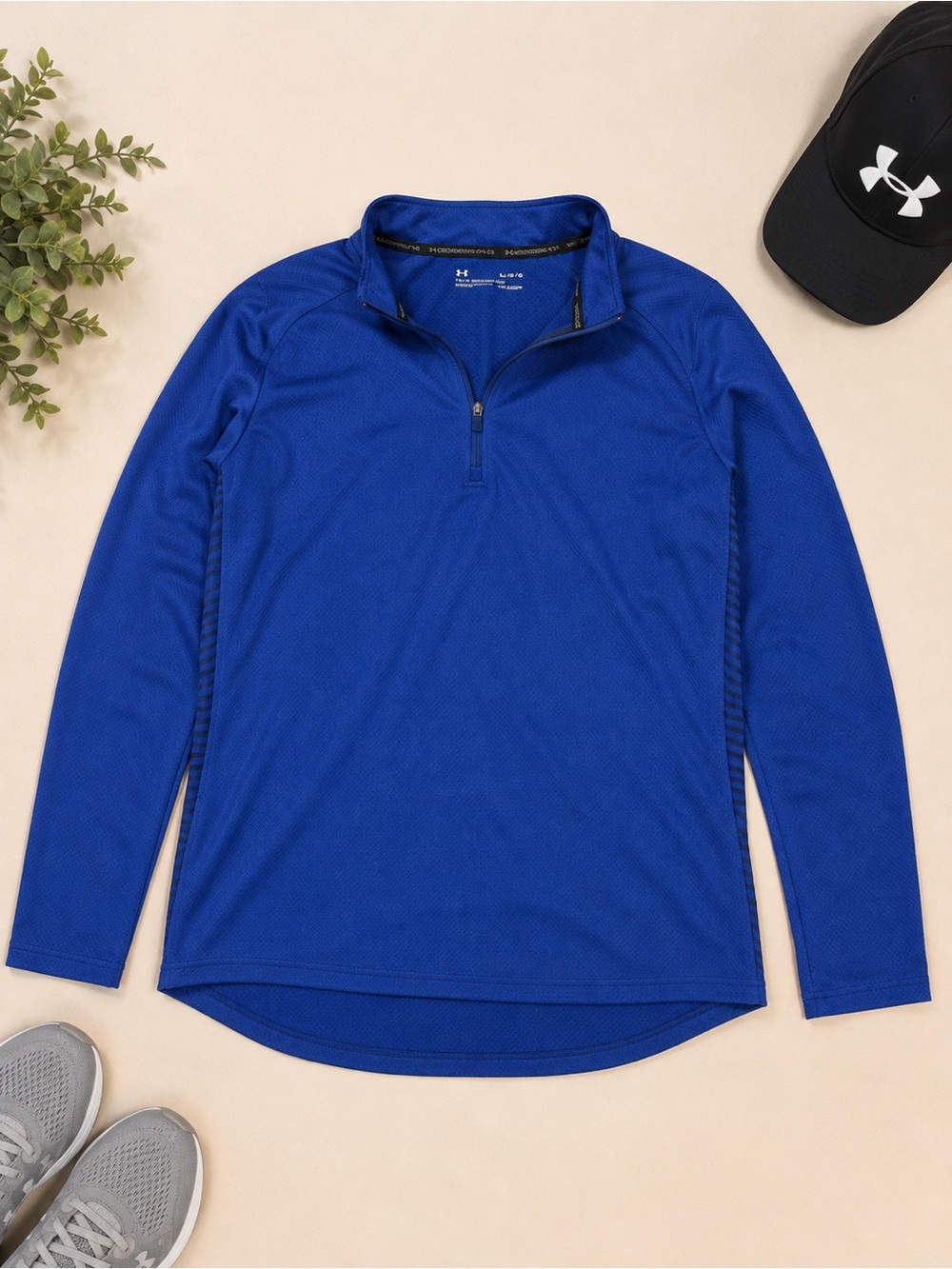 Under Armour Men's Royal Blue Quarter-Zip Performance Jacket